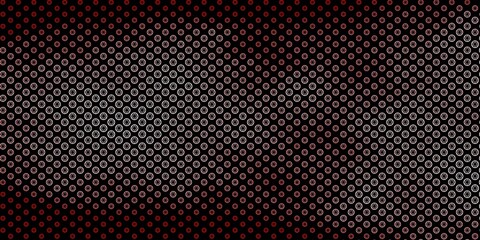 Dark Red vector pattern with magic elements.