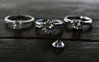 
Precious diamonds are expensive and rare. For jewelry making