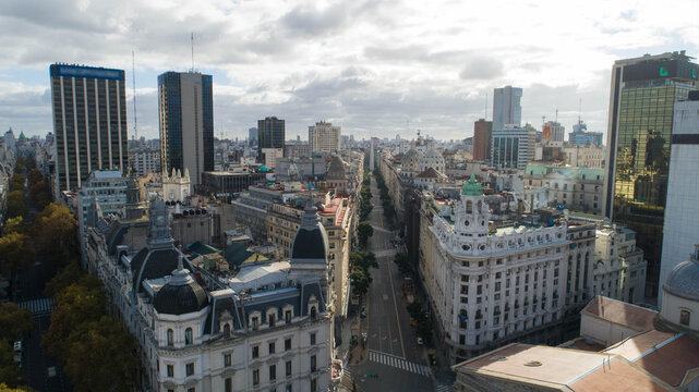 Aerial photo with drones. Buenos Aires, Argentina.