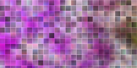 Light Pink, Green vector pattern in square style.