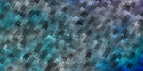 Light Orange vector template in hexagonal style.