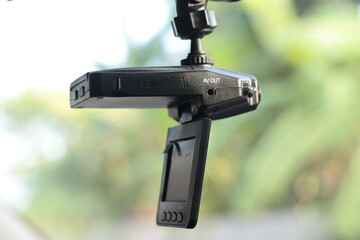 camera car in the window