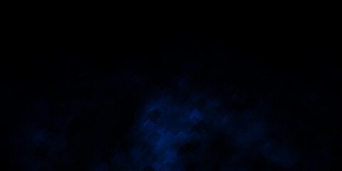 Dark BLUE vector template in hexagonal style.