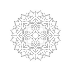 Mandala. Floral pattern