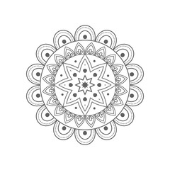 Mandala. Floral pattern