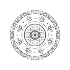 Mandala. Floral pattern