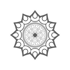 Mandala. Floral pattern
