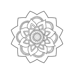 Mandala. Floral pattern