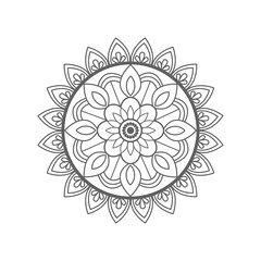 Mandala. Floral pattern