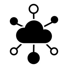 Cloud network icon