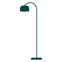 Isolated lamp icon