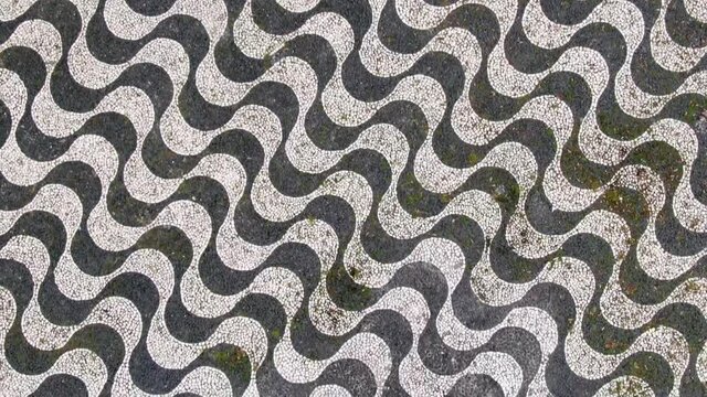 Teatro Amazonas - Opera House - Theater Amazonas - Largo S&atilde;o Sebasti&atilde;o - Monumento - Pattern - Stones - Aerial View 