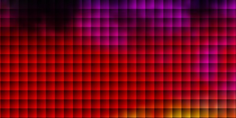 Fototapeta premium Light Red, Yellow vector backdrop with rectangles.