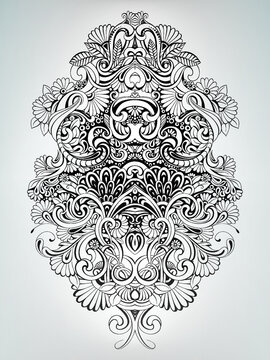 abstract floral design