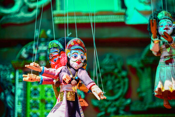 rajasthani puppet dance is very popular