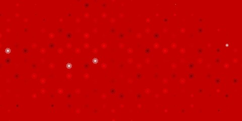 Light Orange vector pattern with curves.