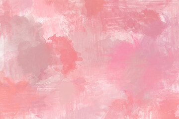Fototapeta premium Paper with pink watercolor paint applied to the entire screen