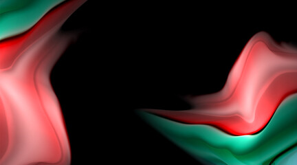 Liquid colors fluid gradients on black background