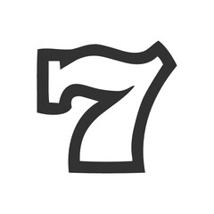 Casino symbol 7