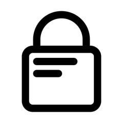 Padlock icon design