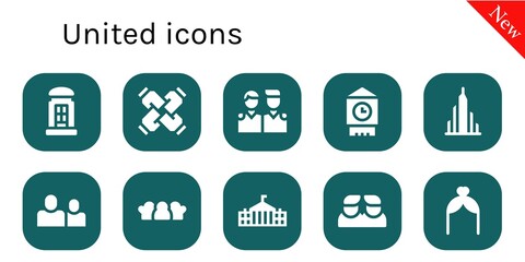 united icon set