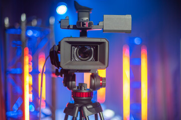 shooting a concert on television