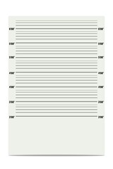 Vector police mug shot for identification backdrop