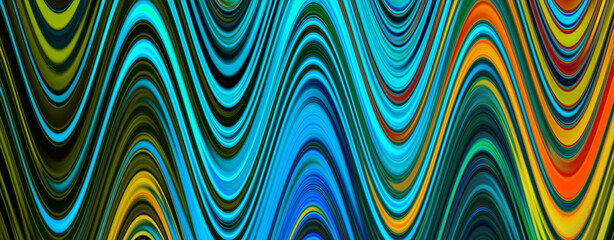 Panorama liquid marble wave background. Texture seamless liquid fluid effect color pattern for cover, flyer, brochure, poster, wedding Invitation.