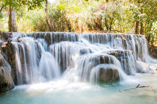 Kuang Si Waterfalls, Luang Phrabang, Laos © Cesare Palma