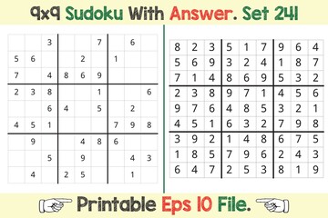 Advance Sudoku Puzzle Games Easy to Hard with Answer