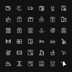 Editable 36 export icons for web and mobile