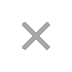 Reject Social Media Icon Isolated On White Background. Cancel Symbol Modern Simple Vector Icon For Web Site Or Mobile App