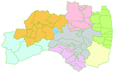 福島県詳細地図