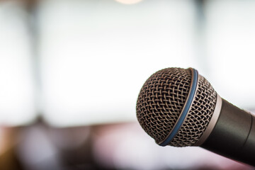 microphone at a concert detail view