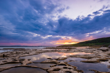 A powerful sunset at Kamay Botany Bay National Park
