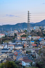 滋賀県　茶臼山公園からの眺め