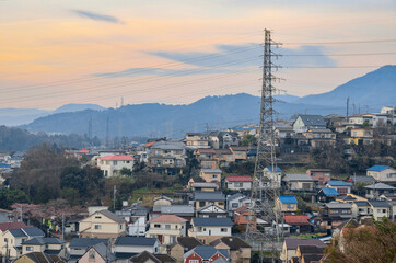滋賀県　茶臼山公園からの眺め