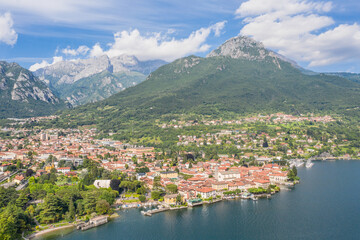 Fototapeta na wymiar Village of Mandello del Lario, Lake Como. Italy