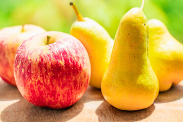 pears and apples