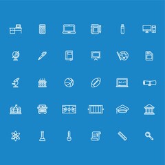 Set of education icons