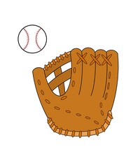 illustration of a Baseball glove