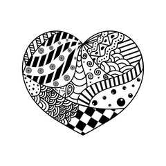 Decorative heart design