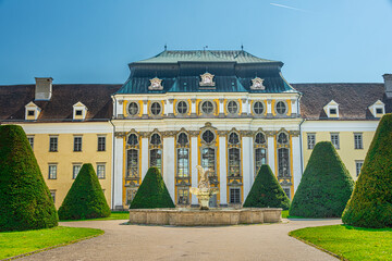 Impressions and Detail Views of the Monastery St. Florian in Upper Austria, near Linz - obrazy, fototapety, plakaty