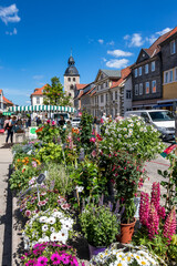 Fototapeta na wymiar Markttag in Königslutter