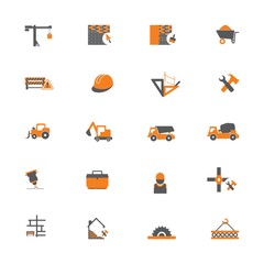 Set of construction icons