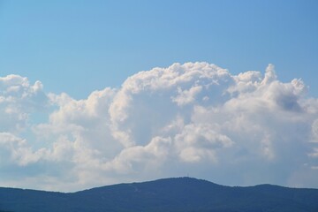 So close is this cloud valley in the mountains