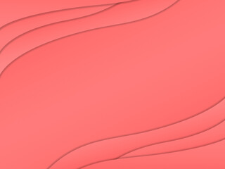 Abstract Pink background with gradient and wave.