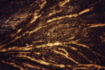 Abstract color sand texture at kaolin mine