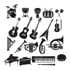 Set of musical instruments