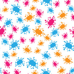 Dripping paint isolated